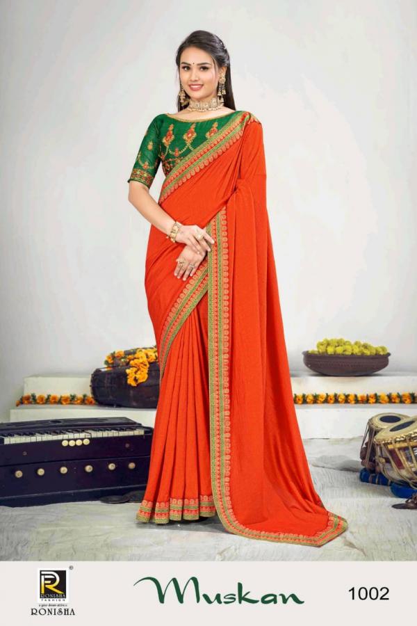 Ronisha Muskan New Stylish Art Silk Saree Collection 