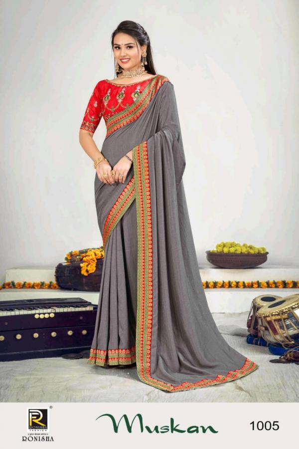 Ronisha Muskan New Stylish Art Silk Saree Collection 