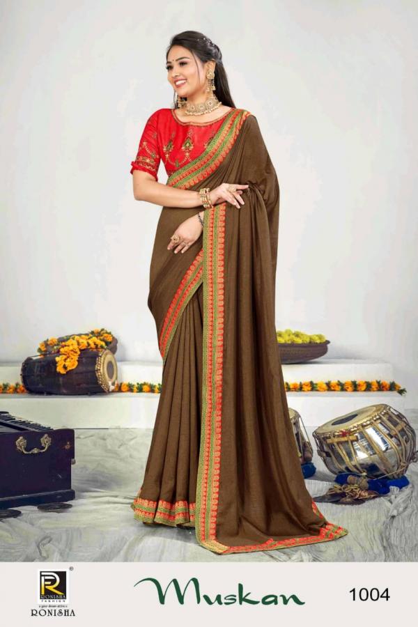 Ronisha Muskan New Stylish Art Silk Saree Collection 