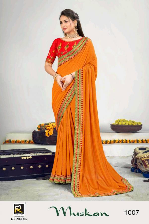 Ronisha Muskan New Stylish Art Silk Saree Collection 