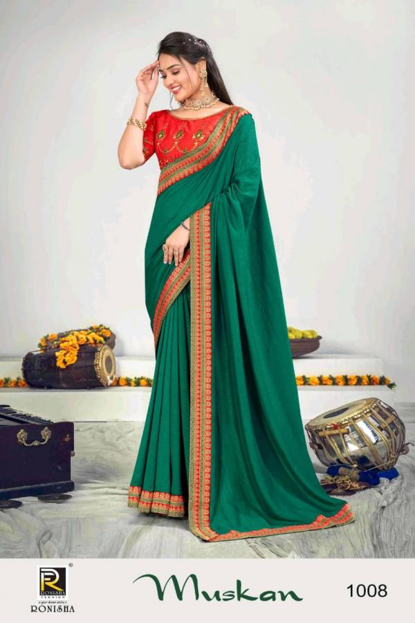 Ronisha Muskan New Stylish Art Silk Saree Collection 