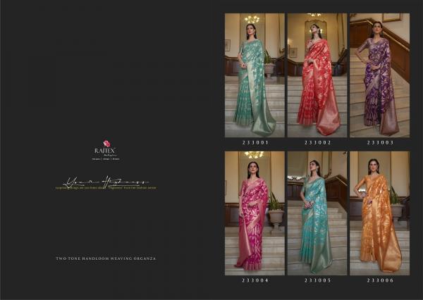 Rajtex Keesha Organza Designer Handloom Saree Collection