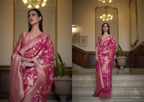 Rajtex Keesha Organza Designer Handloom Saree Collection