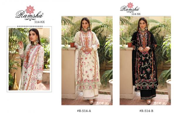 Ramsha R 514 Nx Fancy Designer Pakistani Suit Collection