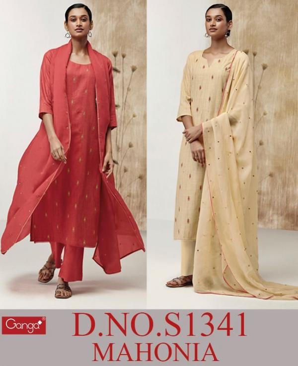 Ganga Mahonia S1341 Festive Cotton Salwar Kameez Collection