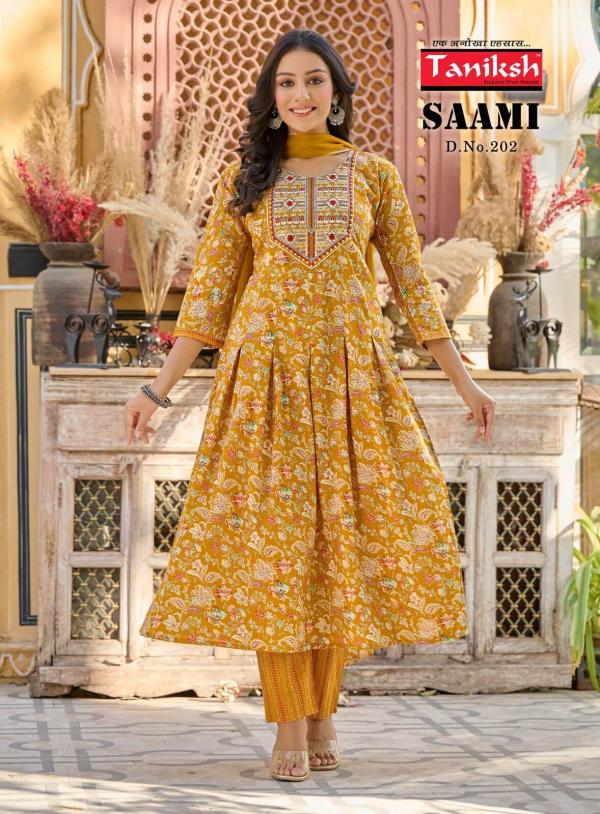 Taniksh Saami Vol 2 Designer Kurti With Bottom Dupatta Collection