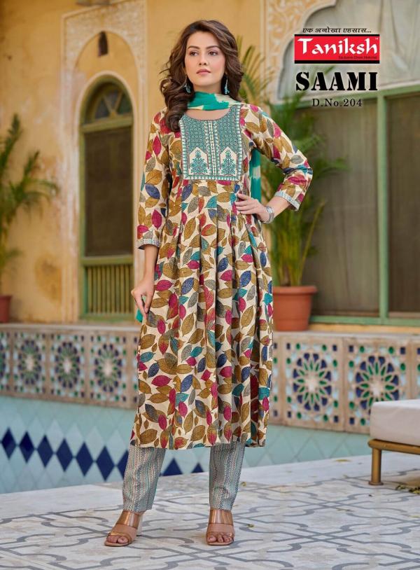 Taniksh Saami Vol 2 Designer Kurti With Bottom Dupatta Collection