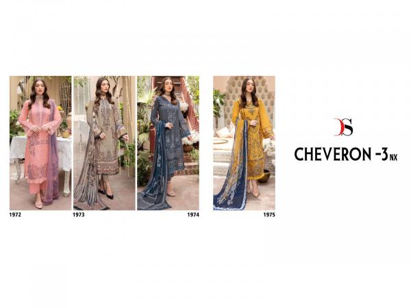 Deepsy Cheveron 3 Nx Chiffon Dupatta Designer Pakistani Suit Collection