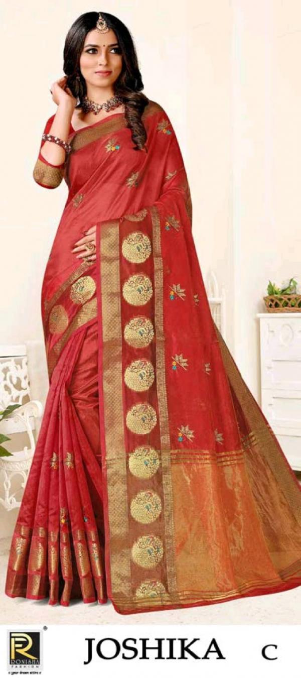 Ronisha Joshika Occasional Banarasi Silk Saree Collection 