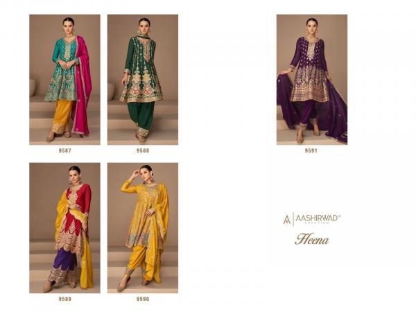 Aashirwad Gulkand Heena Fancy Designer Salwar Suit Collection