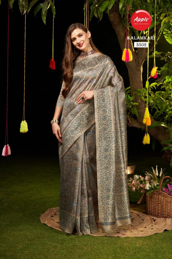 Kalamkari Vol 35 Designer Dola Silk Saree Collection