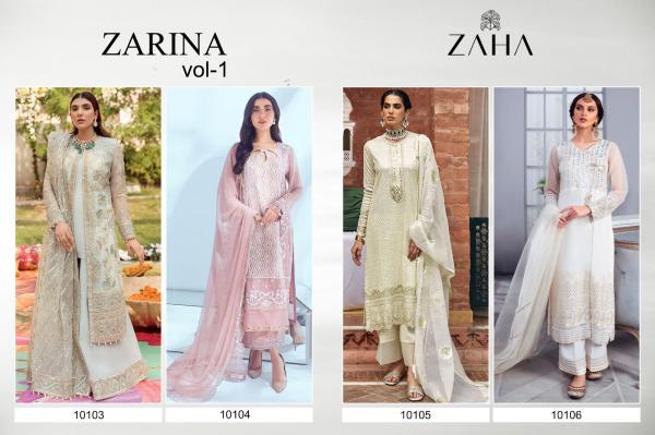 Zaha Zarina Vol 1 Exclusive Designer Pakistani Suit Collection