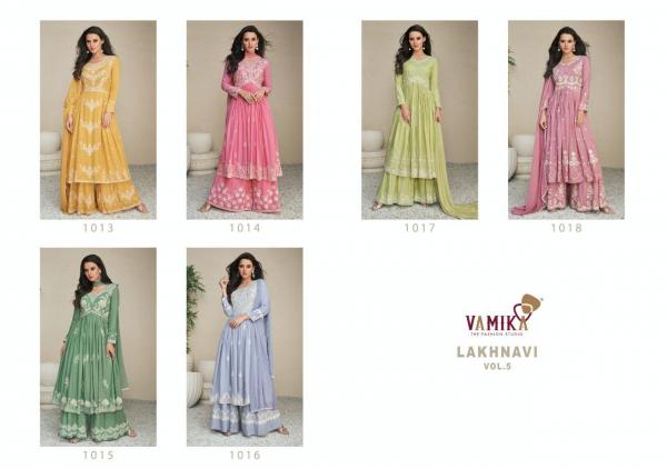 Vamika Lakhnavi Vol 5 Styles Kurti With Bottom Dupatta Collection