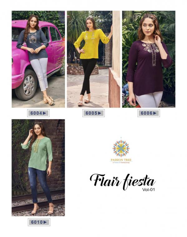 Flair Fiesta Vol 1 By Passion Tree Fancy Wester Ladies Top Collection