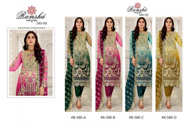 Ramsha R 580 Nx Exclusive Designer Pakistani Suit Collection
