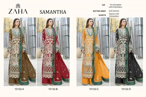 Zaha Samantha Exclusive Fancy Designer Pakistani Suit Collection