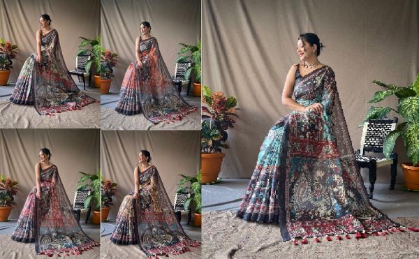 Cotton Kalamkari 2 New Traditional Designer Cotton Saree Collection