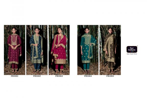 Four Buttons Seher New Kurti With Bottom Dupatta Collection