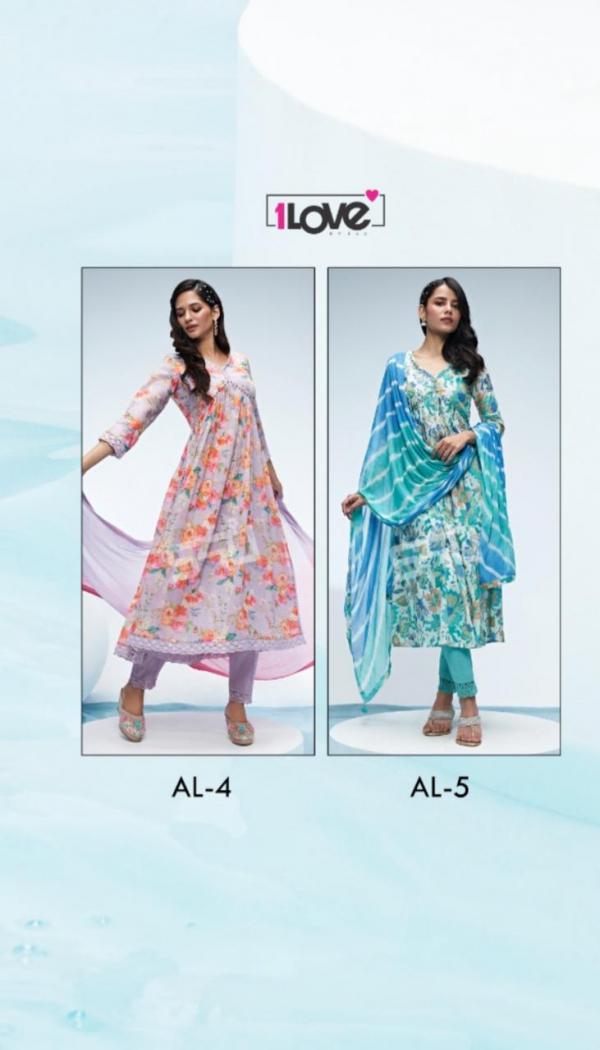 1Love Alia Designer Fancy Cotton Designer Readymade Collecttion