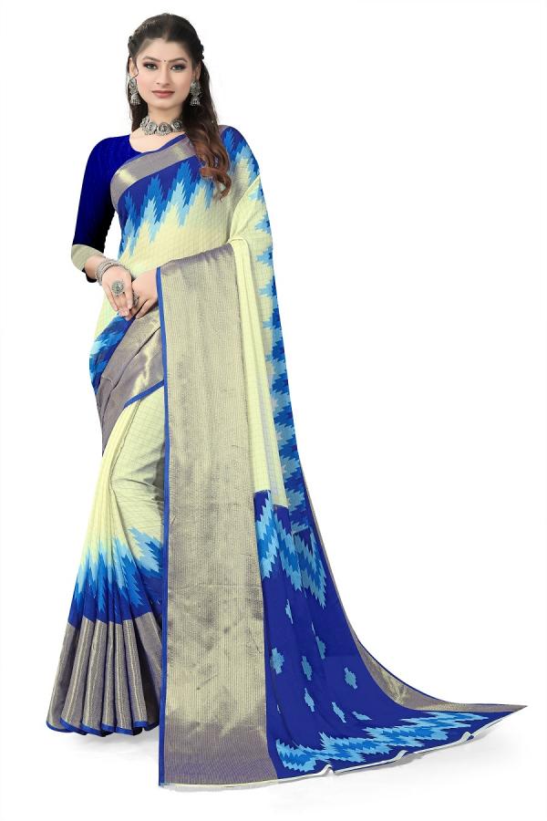 Monalisha 105 New Casual Wear Fancy Chiffon Saree Collction