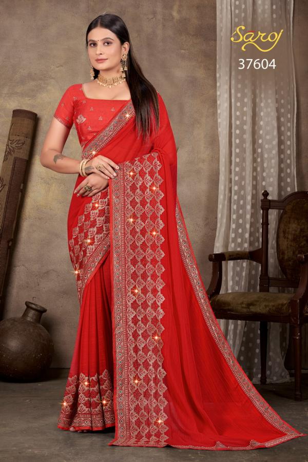 Saroj Hemavati Occasional Fancy New Designer Saree Collection