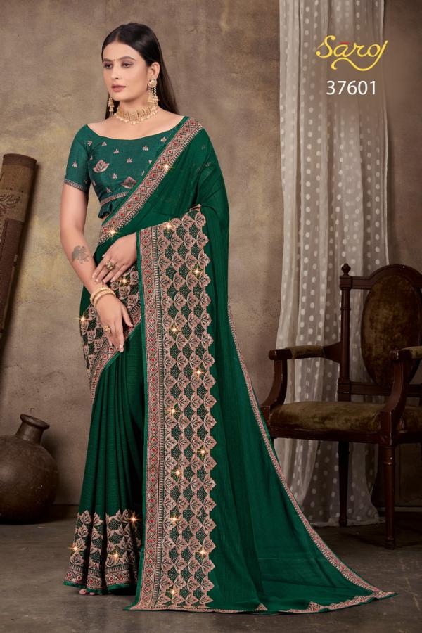 Saroj Hemavati Occasional Fancy New Designer Saree Collection