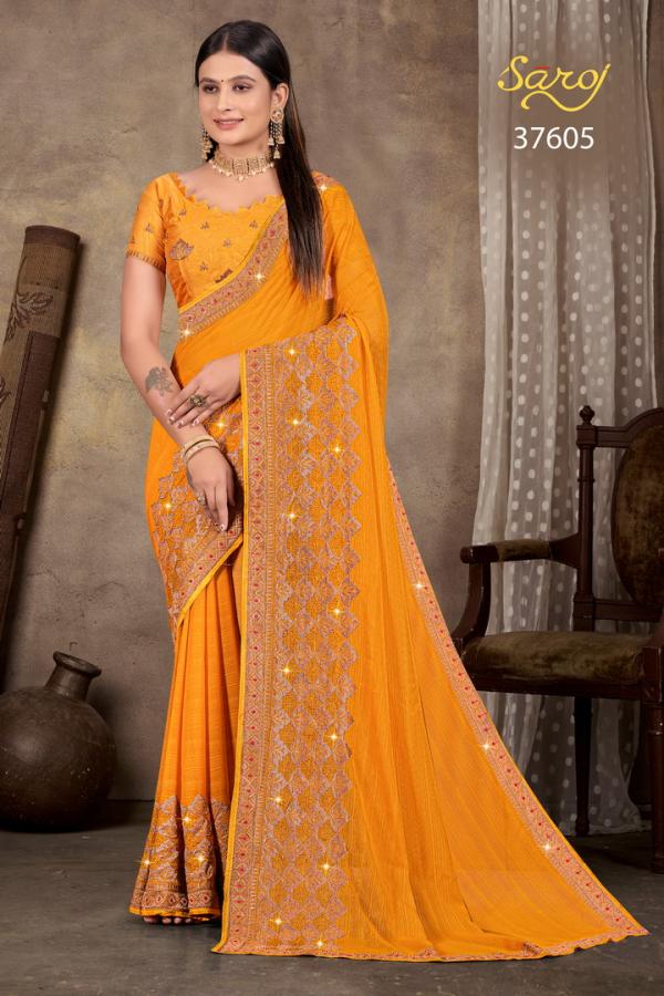 Saroj Hemavati Occasional Fancy New Designer Saree Collection