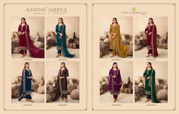Vinay Kaseesh Geet 2 New Styles Designer Salwar Suit Collection