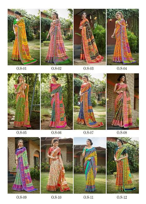 Shvetambar Ottapalam Silk New Fancy Linen Saree Collection