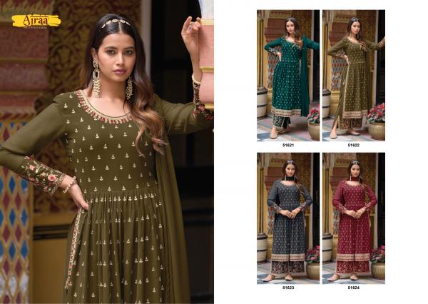 Ajraa Hiva Vol 7 Fancy Georgette Designer Party Wear Kurti Collection