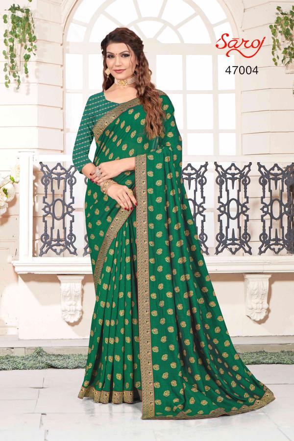 Saroj Kanyadan Designer Vichitra Silk Saree Collection