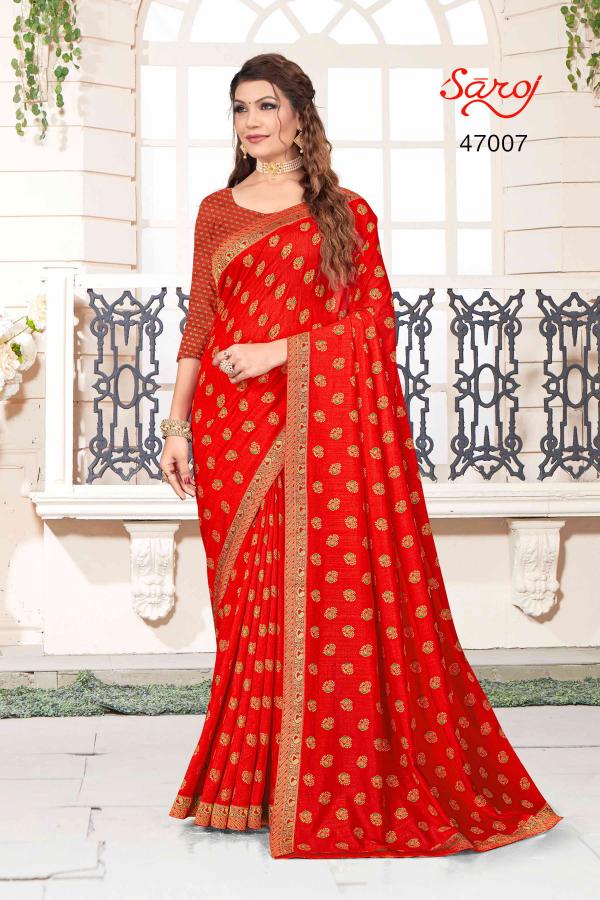 Saroj Kanyadan Designer Vichitra Silk Saree Collection