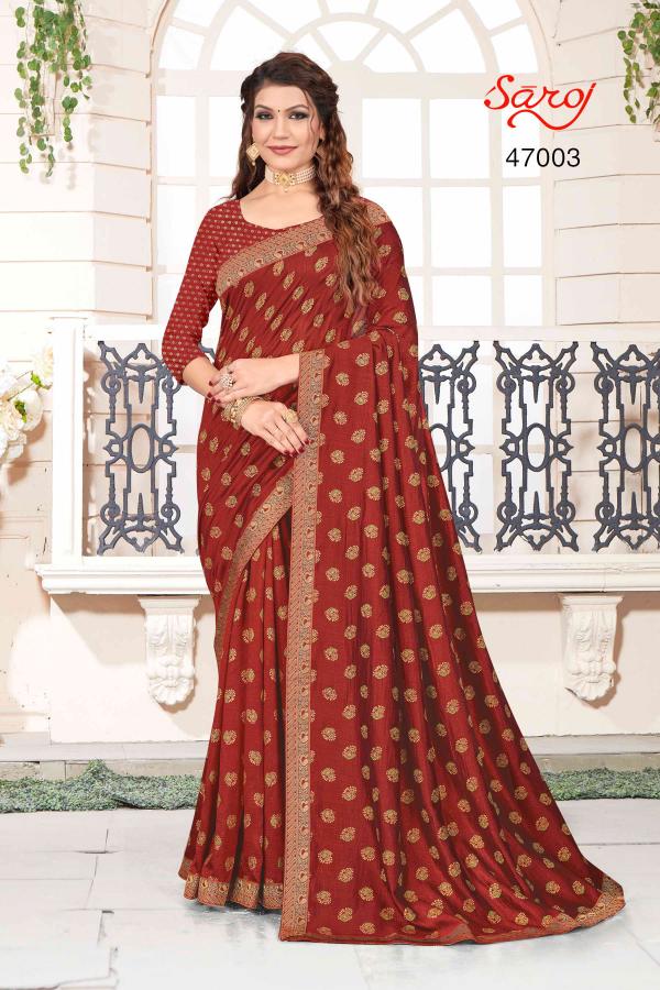 Saroj Kanyadan Designer Vichitra Silk Saree Collection