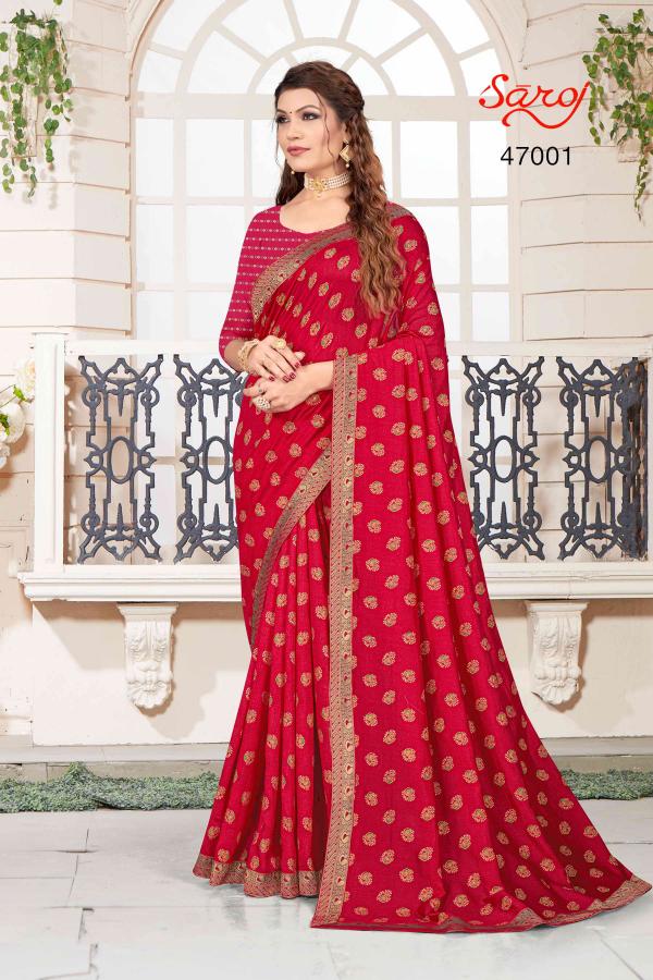 Saroj Kanyadan Designer Vichitra Silk Saree Collection