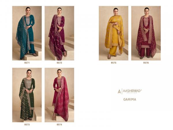 Aashirwad Gulkand Garima Silk Designer Salwar Suit Collection