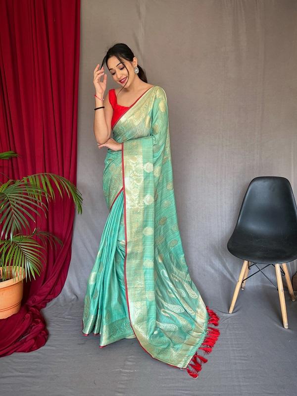 Kanika Fancy New Designer Cotton Linen Saree Collection