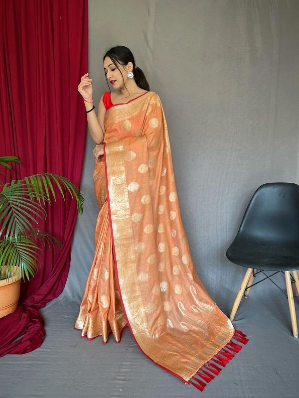 Kanika Fancy New Designer Cotton Linen Saree Collection