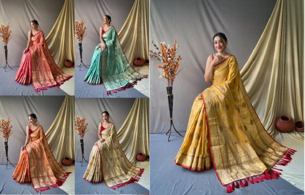 Kasturi Beautiful Designer Fancy Cotton Exclusive Designer Saree Collection