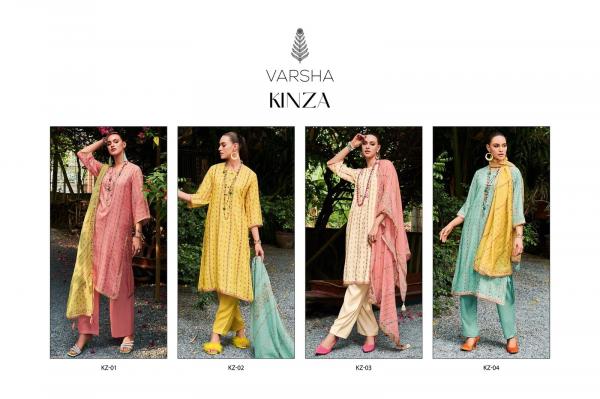 Varsha Kinza New Exclusive viscose Exclusive  Designer Salwar Suit Collection