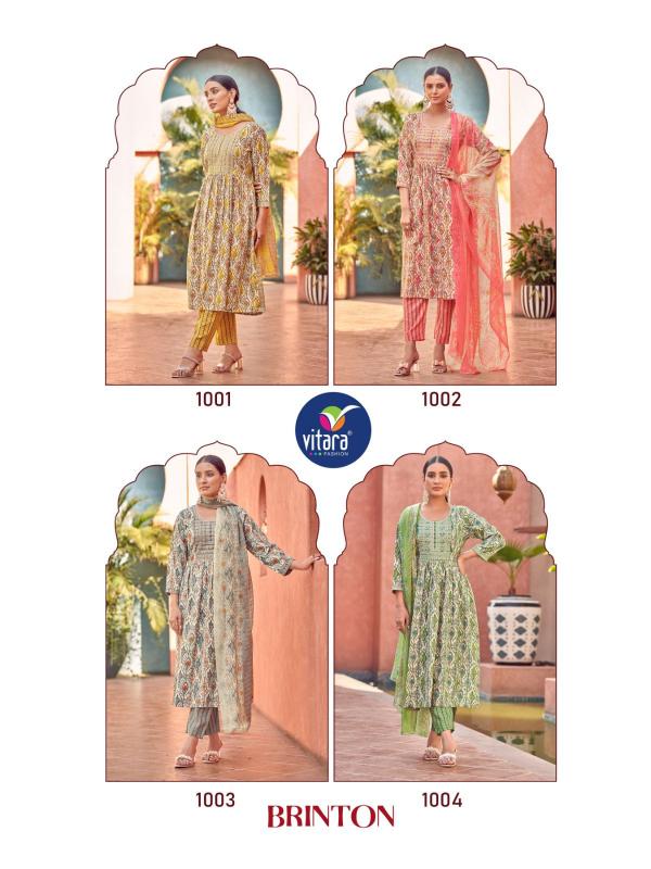 Vitara Brinton Designer Cotton Exclusive Designer Readymade Collection