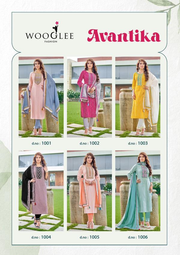 Wooglee Avantika Designer Viscose Readymade Exclusive Collection