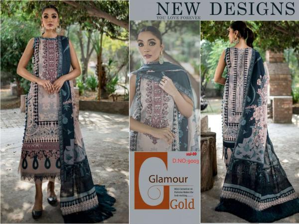 Agha Noor Vol 9 Karachi LAwn Cotton Dress Materal Collection