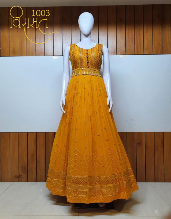 Virasat Mahek Styles New Designer Readymade Gown Collection