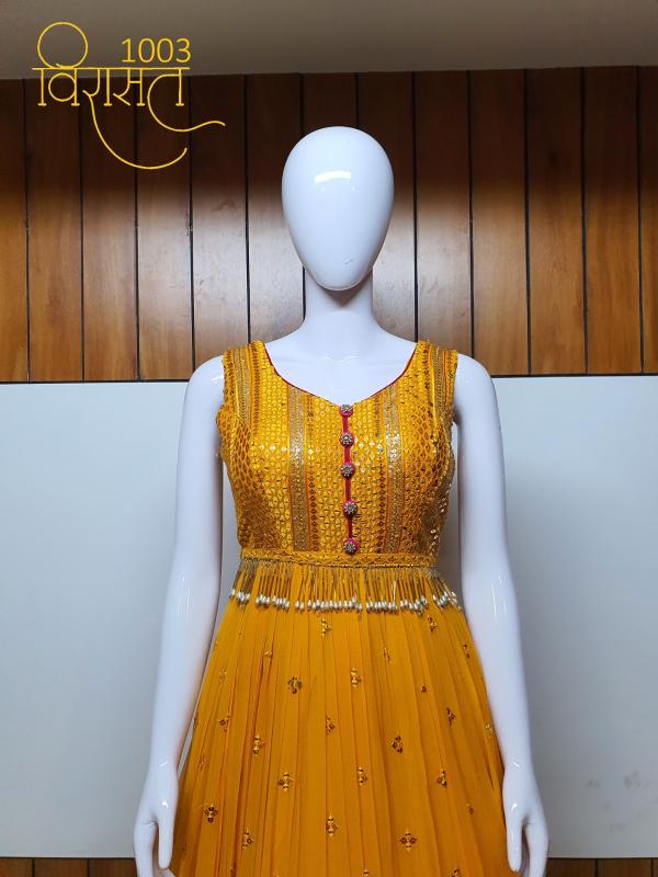 Virasat Mahek Styles New Designer Readymade Gown Collection