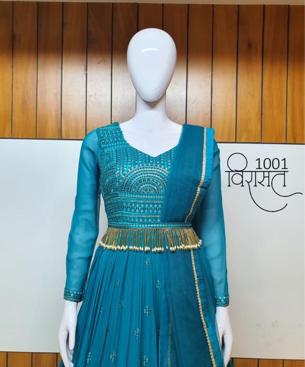 Virasat Mahek Styles New Designer Readymade Gown Collection