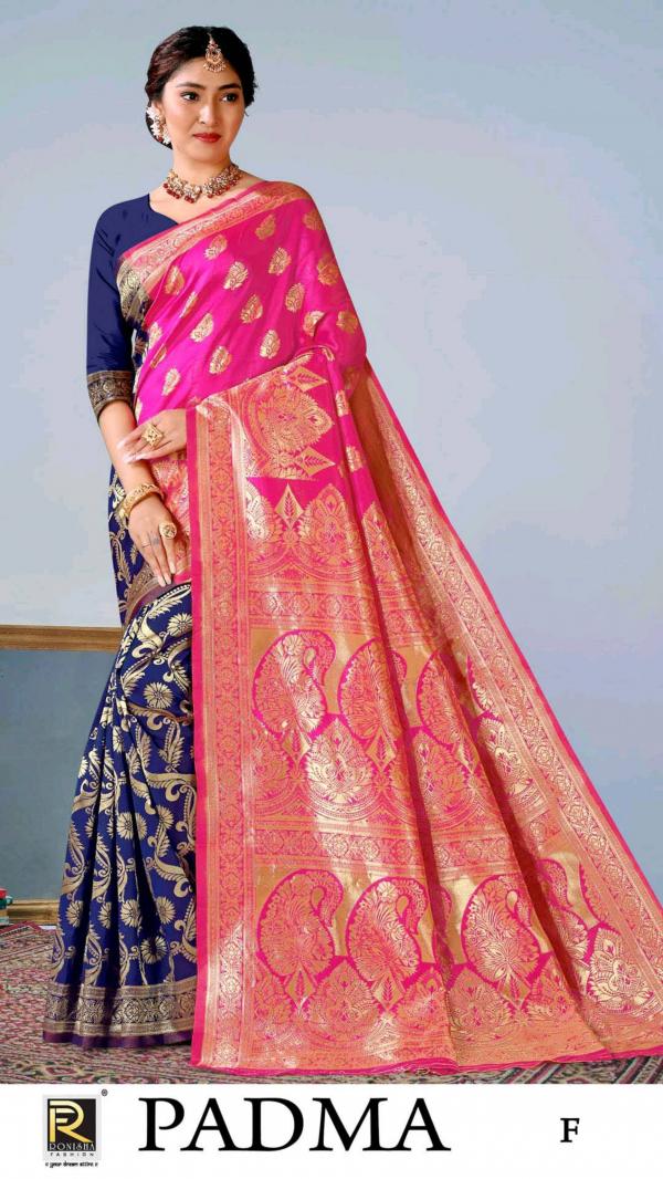 Ronisha Padma Casual New Silk Designer Saree Collection 