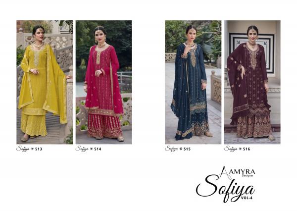 Amyra Sofiya Vol 4 Heavy Georgette Salwar Kameez Collection