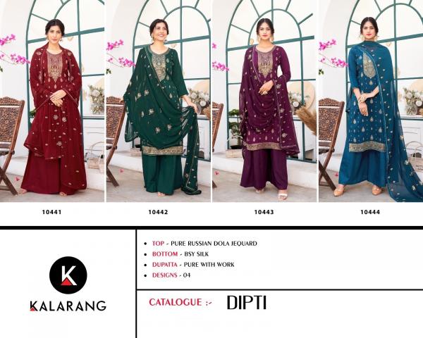 Kalarang Dipti Heavy Designer Dress Material Collection