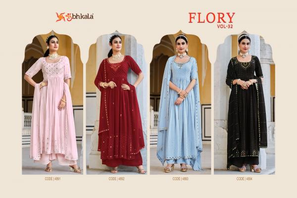 Kf Flory Vol 33 Exclusive Georgette Designer Salwar Suit Collection