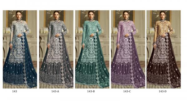 Kf 143 Exclusive Georgette Designer Pakistani Suit Collection